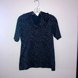 Reitmans Grey Leopard Print Top